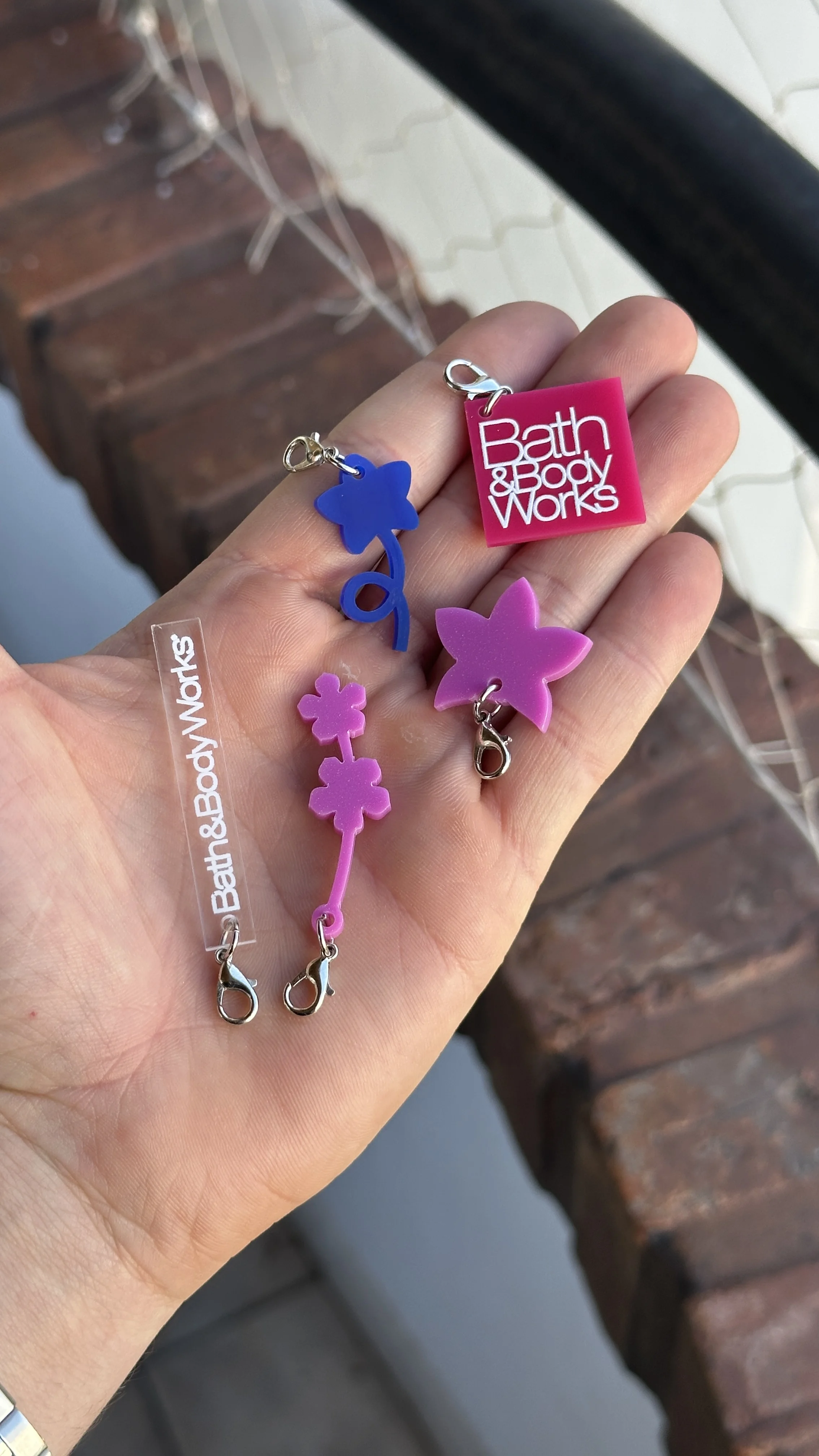 Charms personalizados Bath & Body Works
