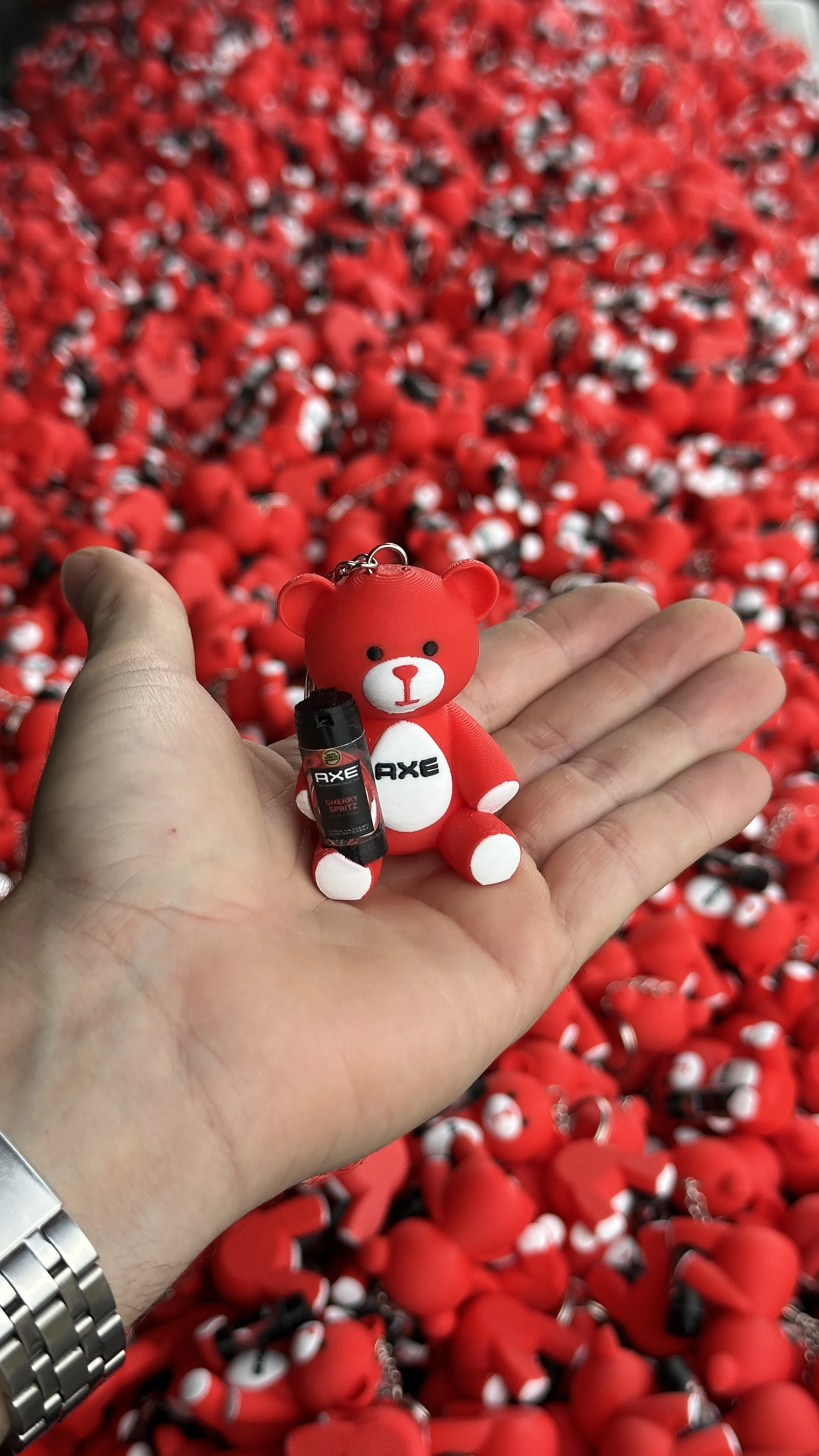 Llavero 3D oso AXE