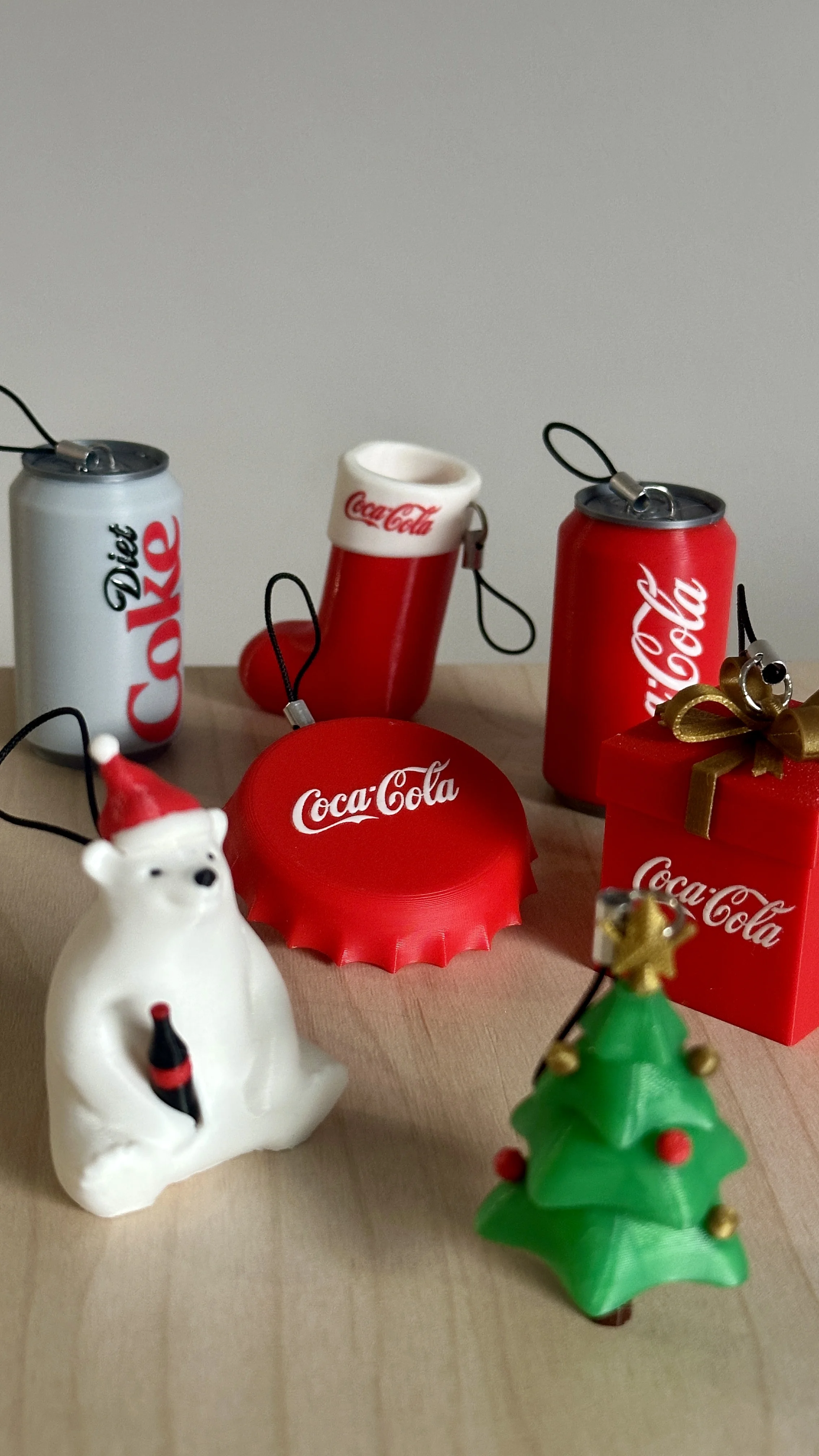 Llaveros 3D Coca-Cola, colección de ornamentos personalizados