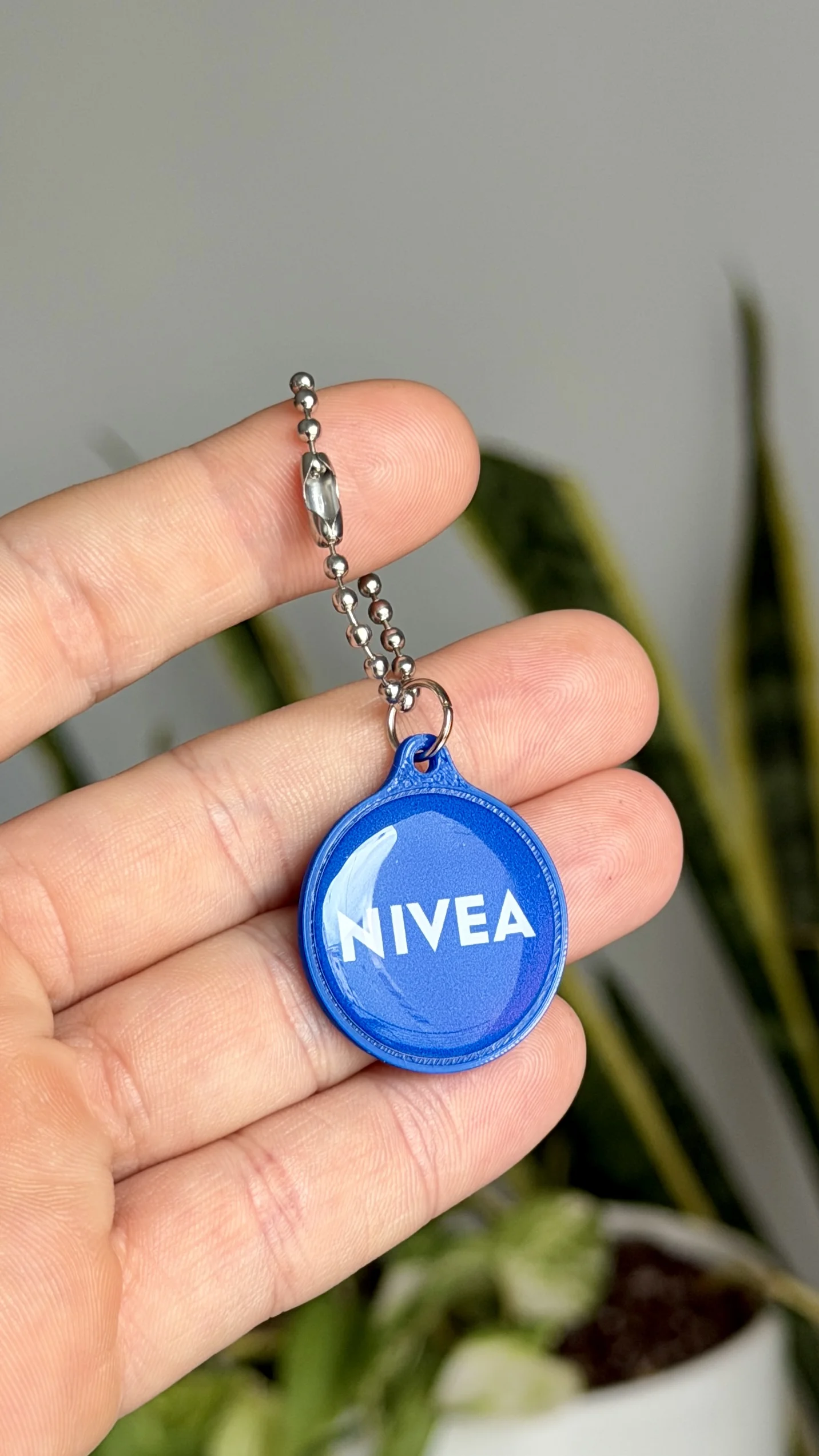 Llavero 3D circular Nivea