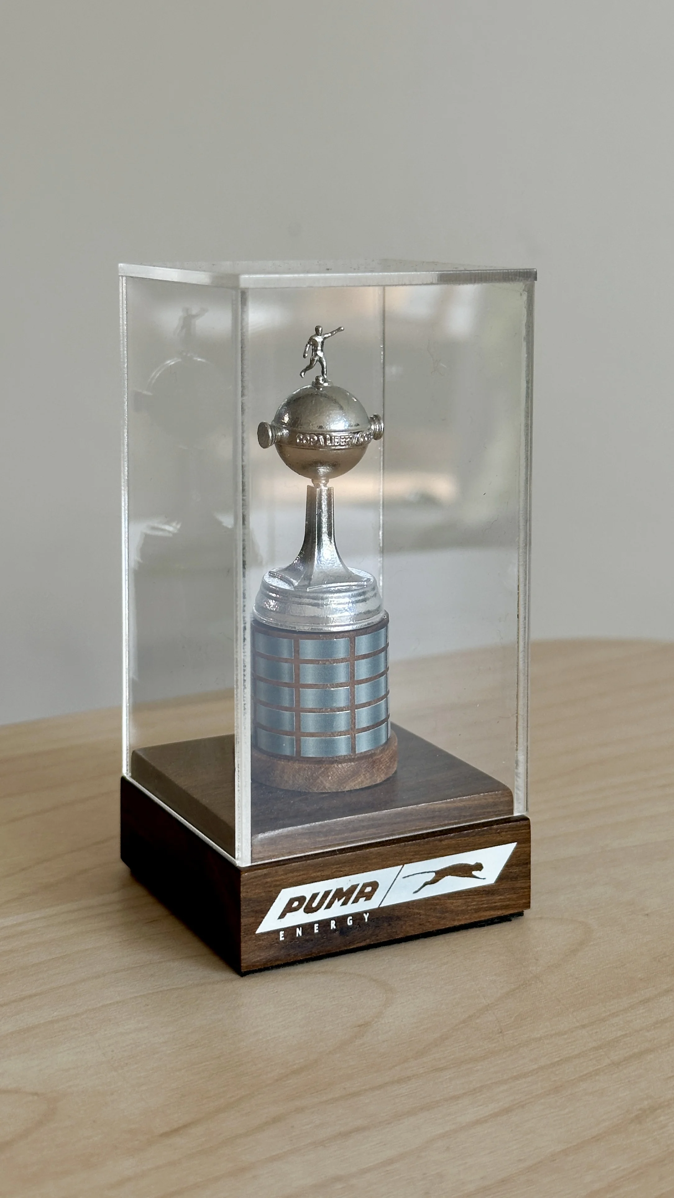 Réplica de la Copa Libertadores en vitrina, Puma Energy