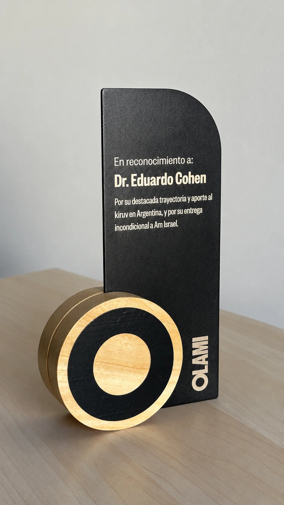 Placas de reconocimiento Olami